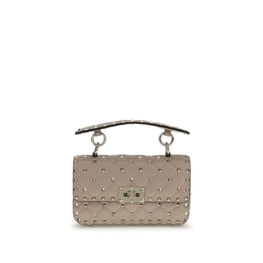 Valentino Garavani Beige Calf Leather Bos Taurus Women's Handbag